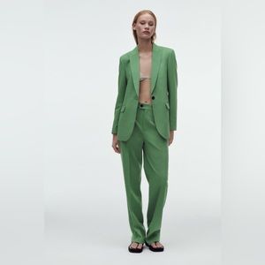 Zara Francois Trousers in Green